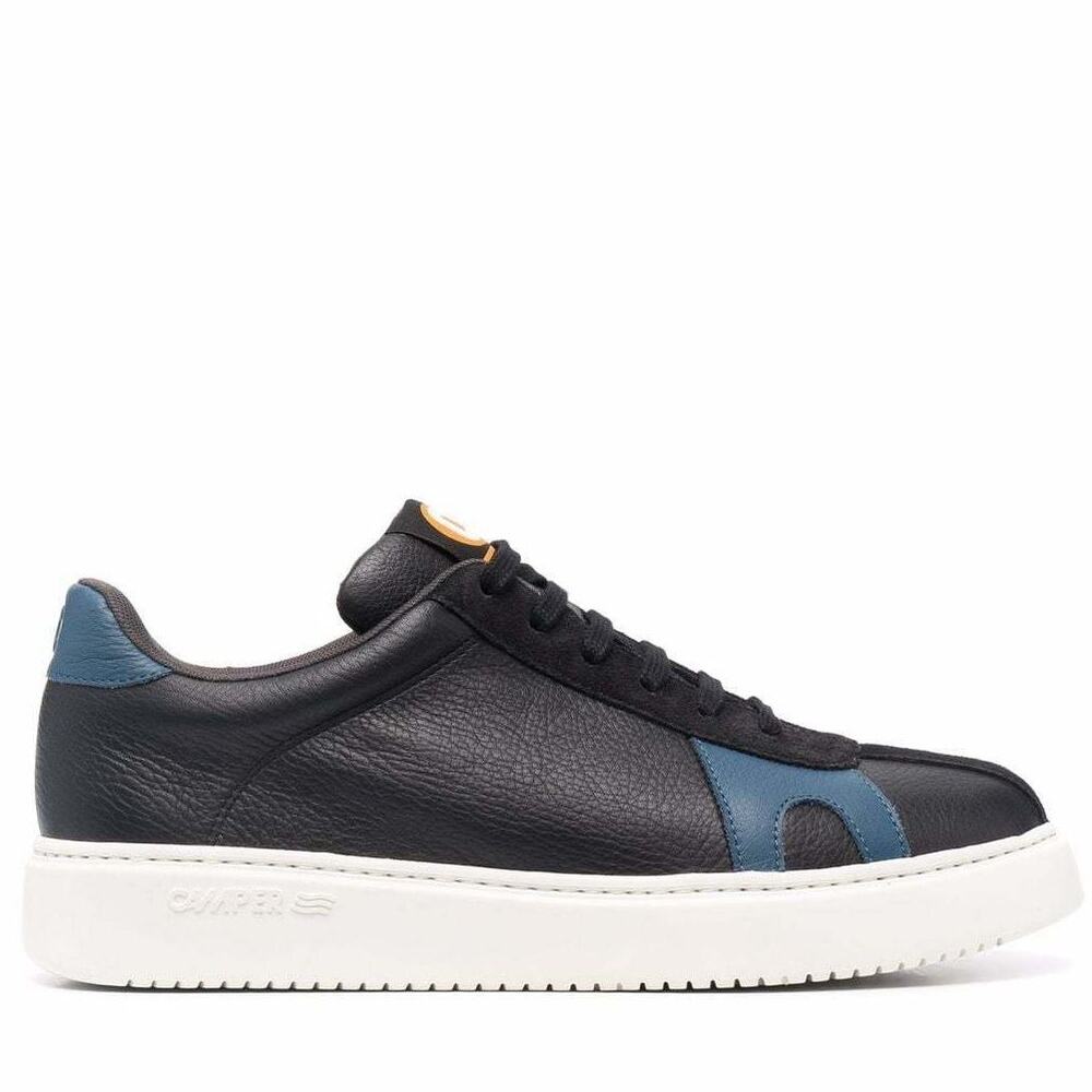 Camper Black and Blue Leather Sneakers